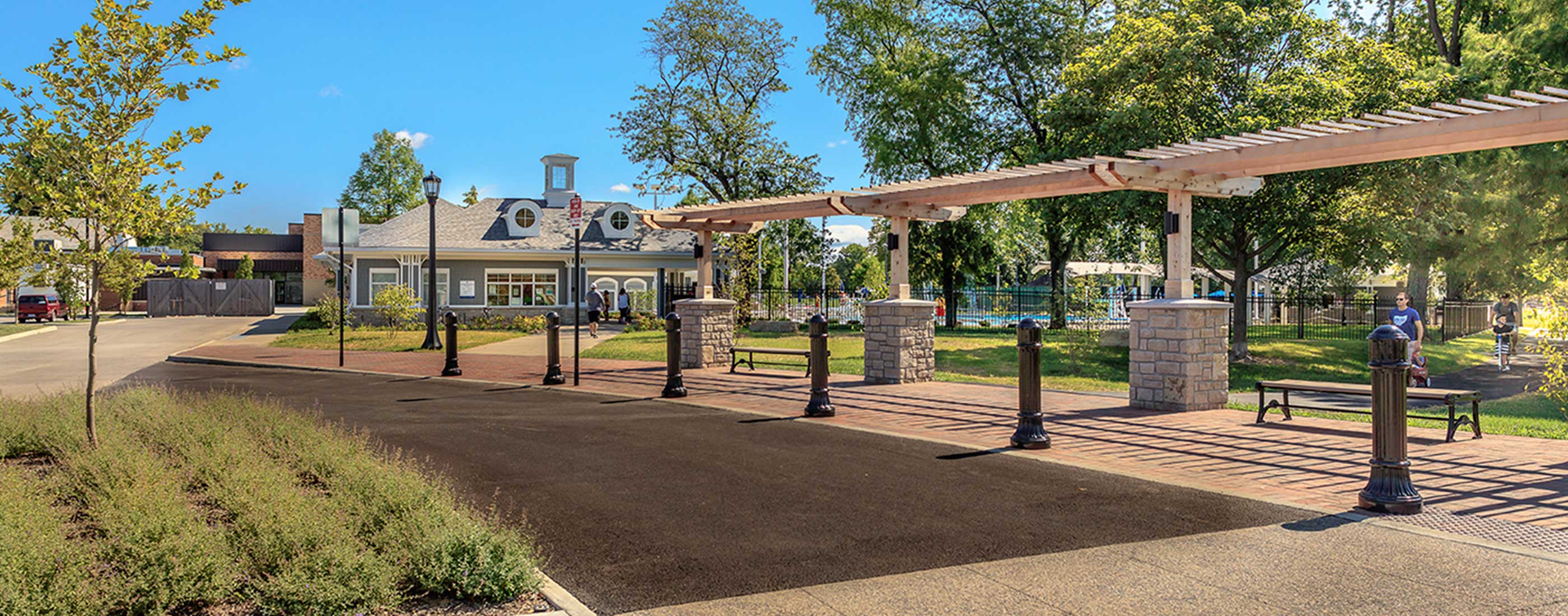 OHM Advisors helped design a promenade and connected walkways at Northam Park.