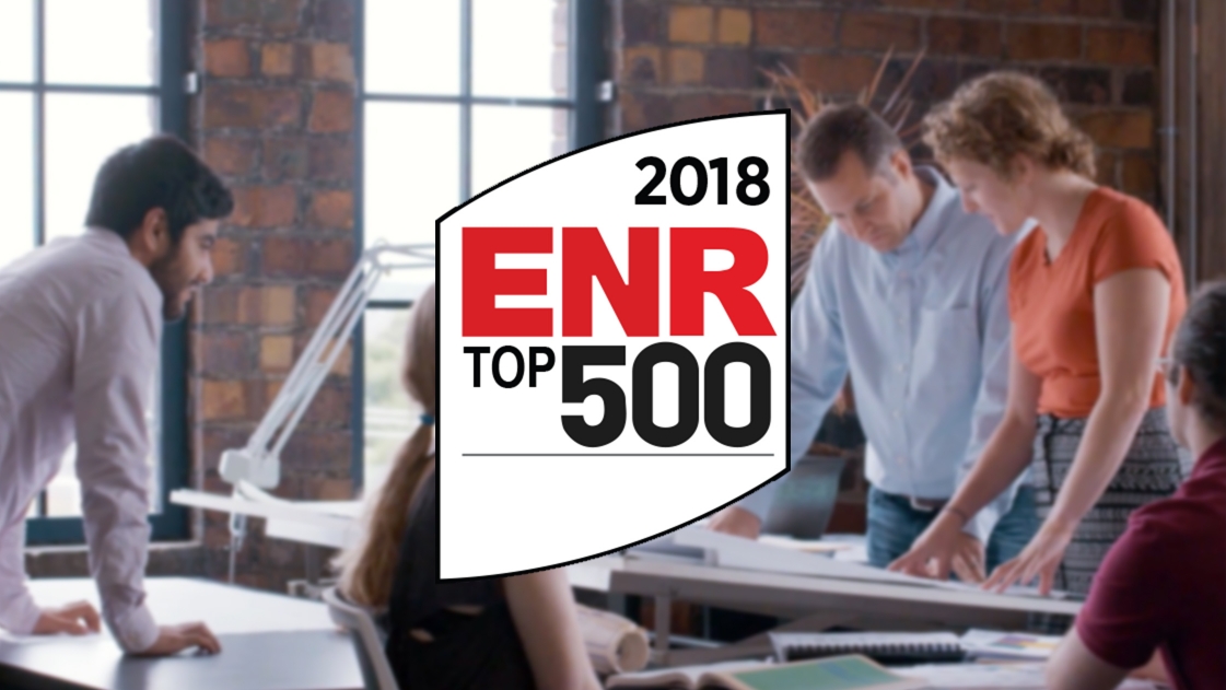 OHM Advisors ranked #274 on ENR's 2018 Top 500 Design Firms list
