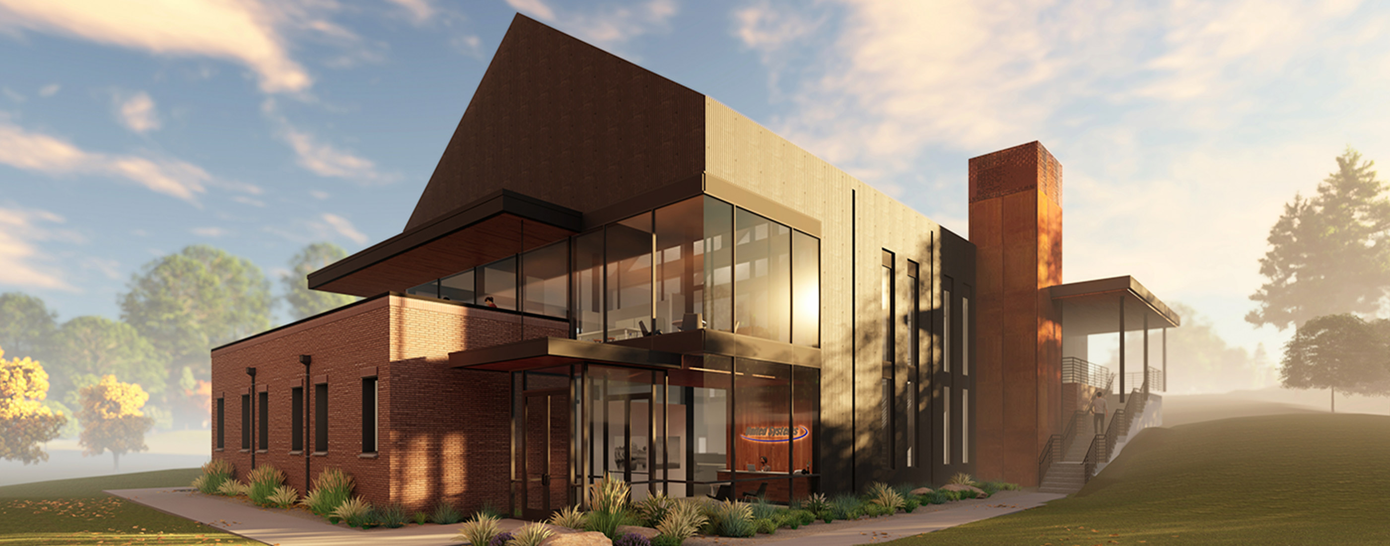 United Systems and Software's new 20,000 sf corporate headquarters.