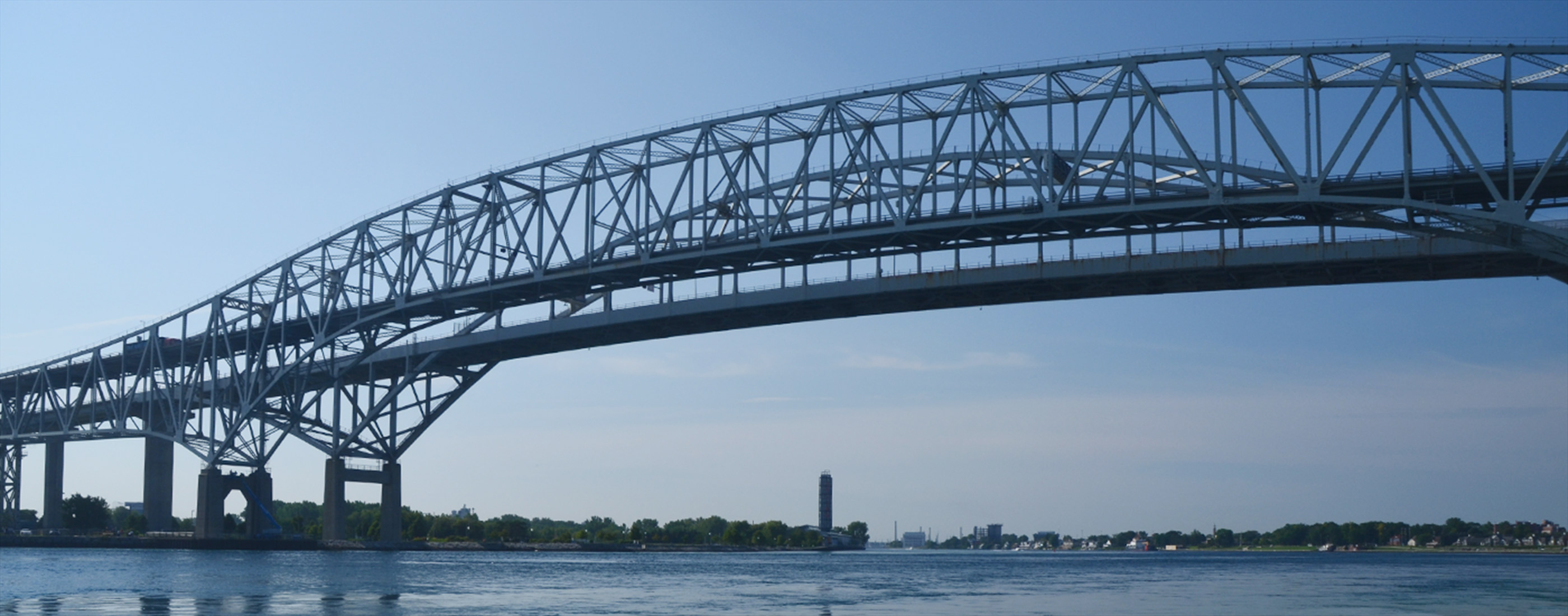 Construction of the MDOT Blue Water Bridge Construction was completed by OHM Advisors.