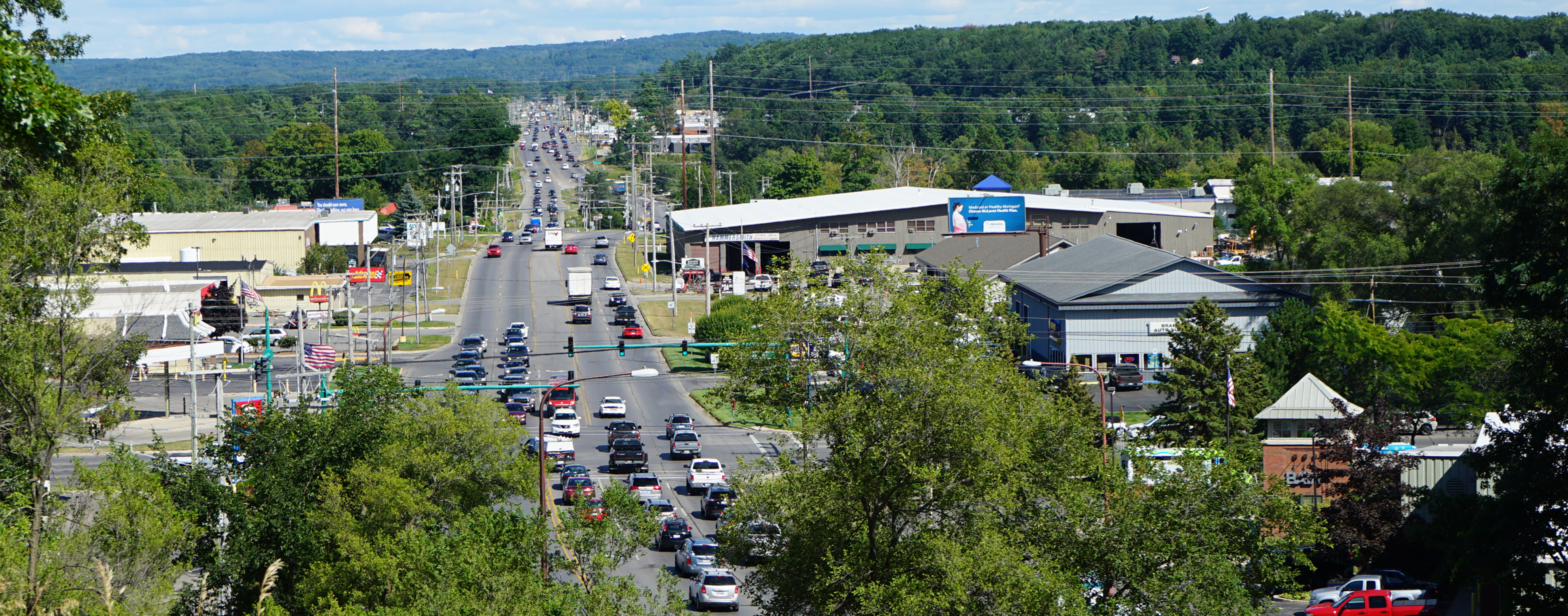 Transportation improvements along Grand Traverse County corridors alleviate congestion, improve safety.