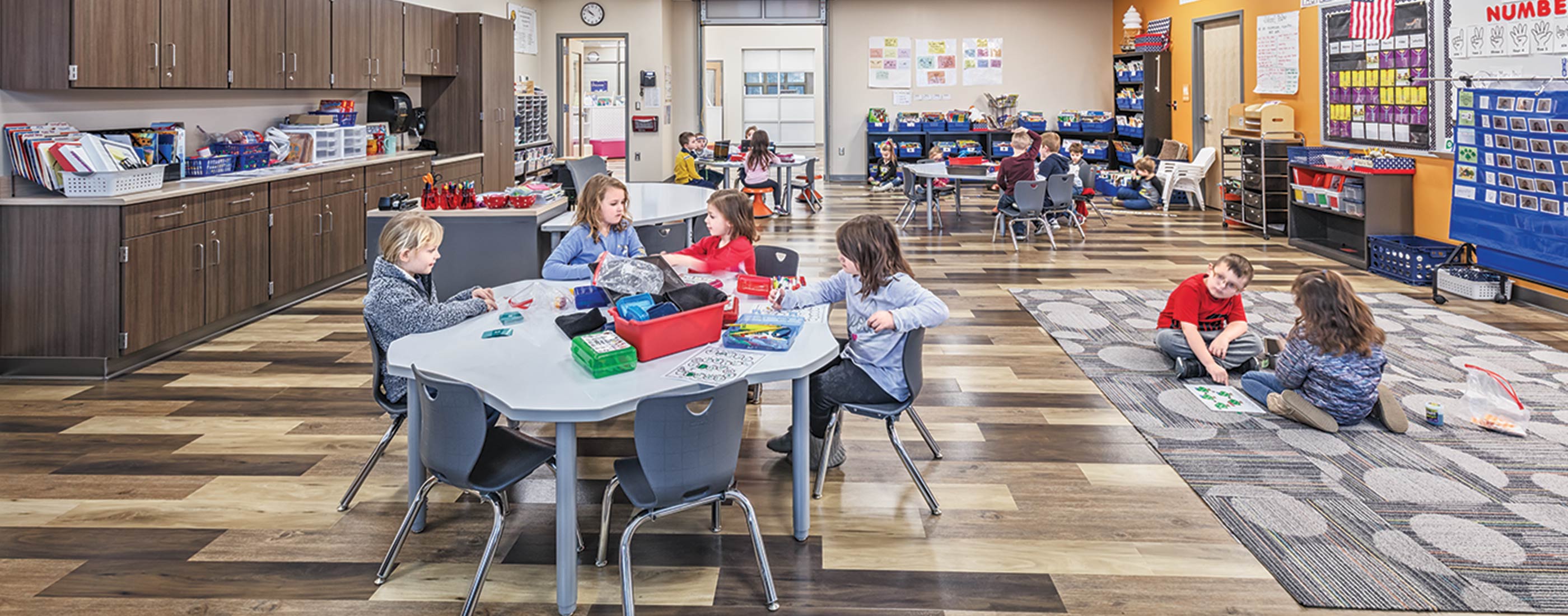 Designed with site circulation in mind, students learn comfortably at Buckeye Valley East Elementary.