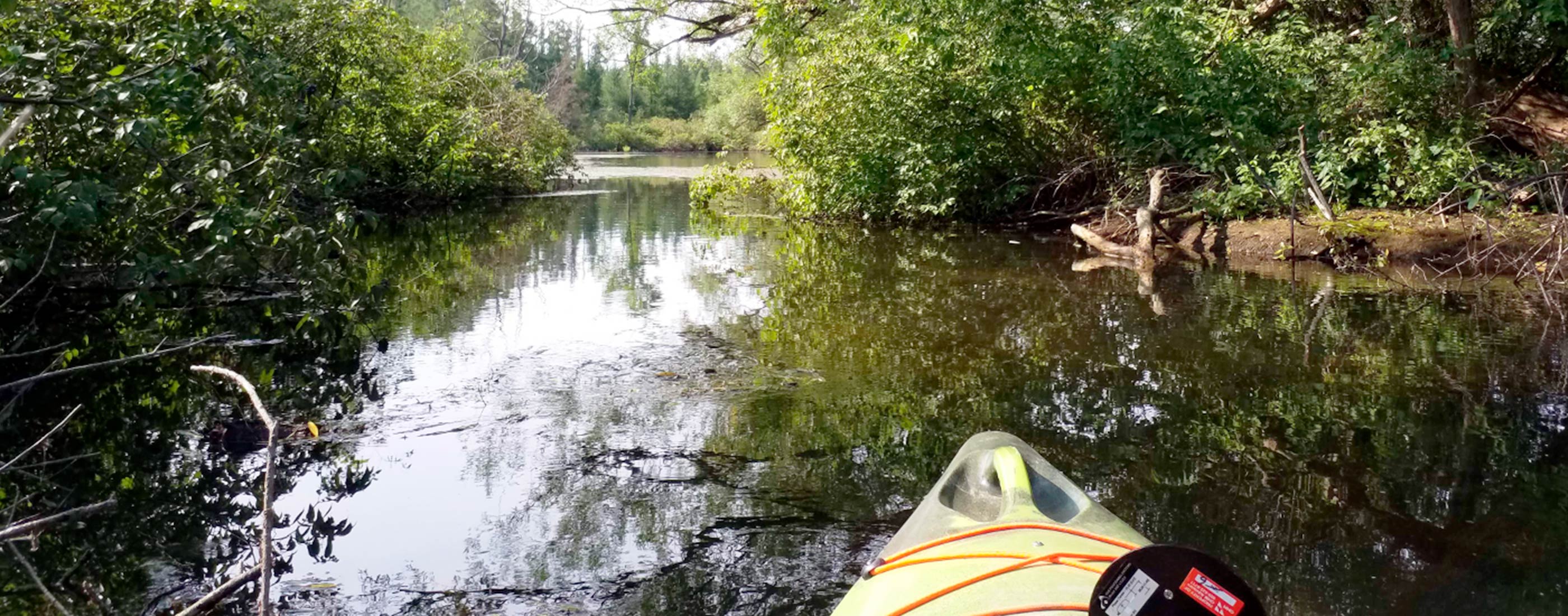 Our water team conducted condition assessments using OHM Advisors' Smart Kayak tool.