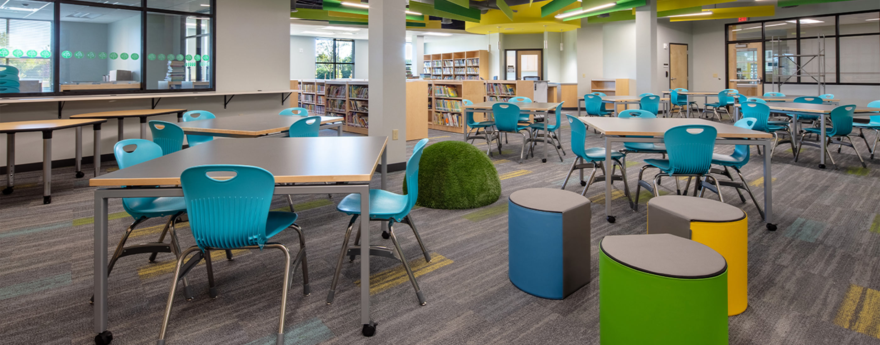 Dublin City Schools, Hopewell Elementary School library