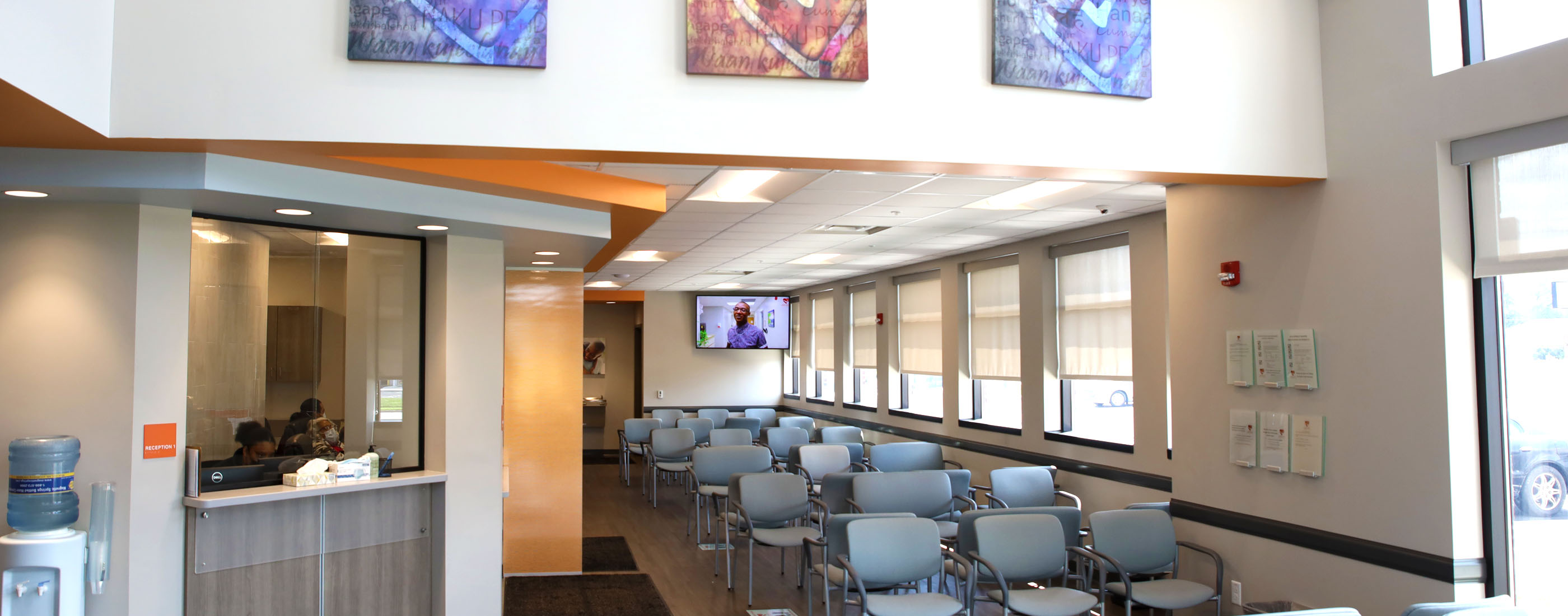 Heart of Ohio MOB Whitehall waiting area