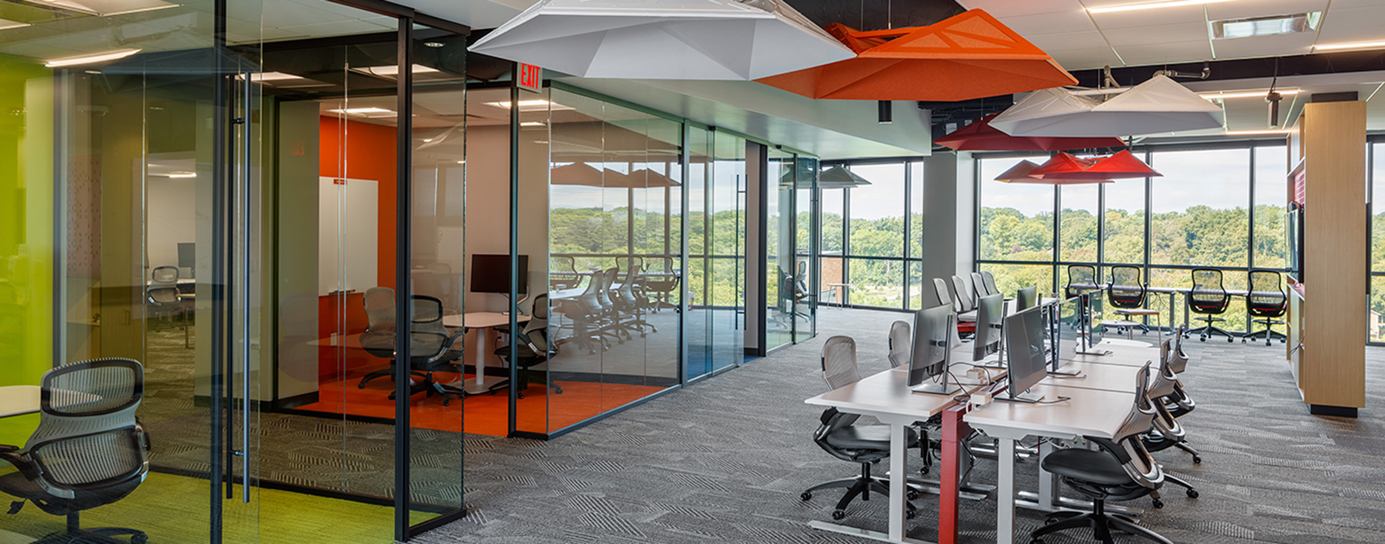 Conference and flexible space at the Fuse Innovation Center 