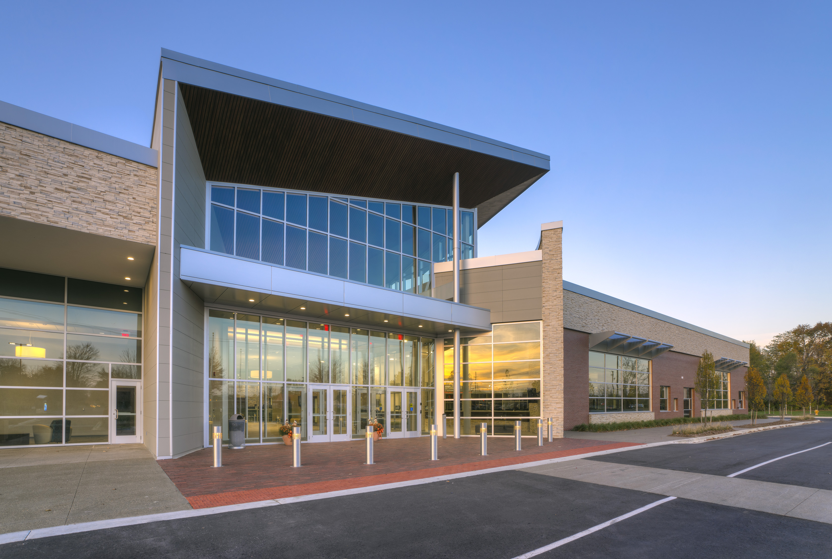 Westland City Hall, designed by OHM Advisors, wins a APWA Project of the Year Award