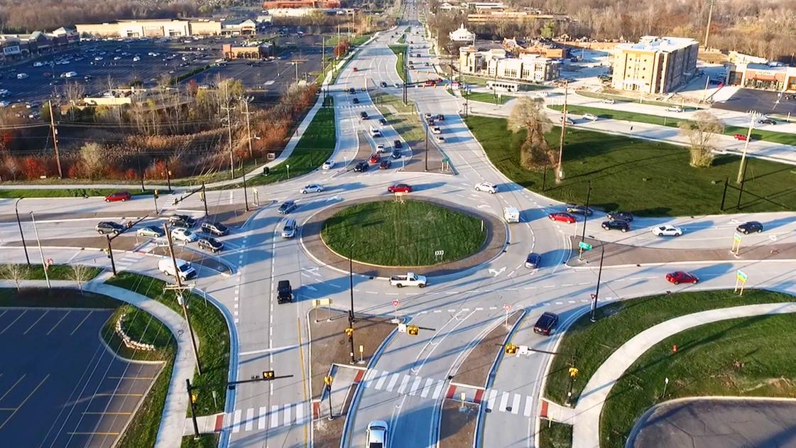 Oakland County, Michigan’s Northwestern Connector Triangle, designed by OHM Advisors.