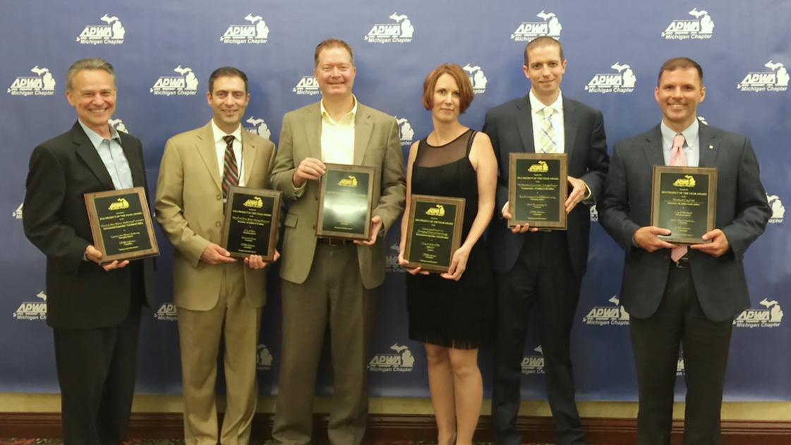 OHM Advisors receives multiple honors from the Michigan Chapter of APWA.