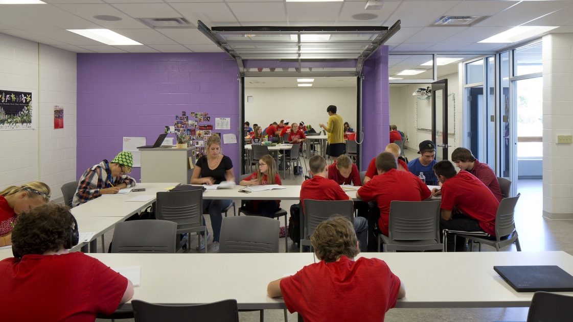 Marysville STEM High School classroom