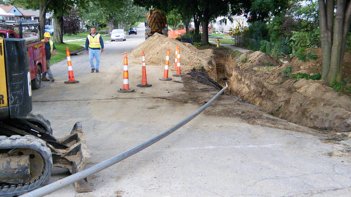 OHM Advisors uses trenchless technology to repair and replace underground pipes.