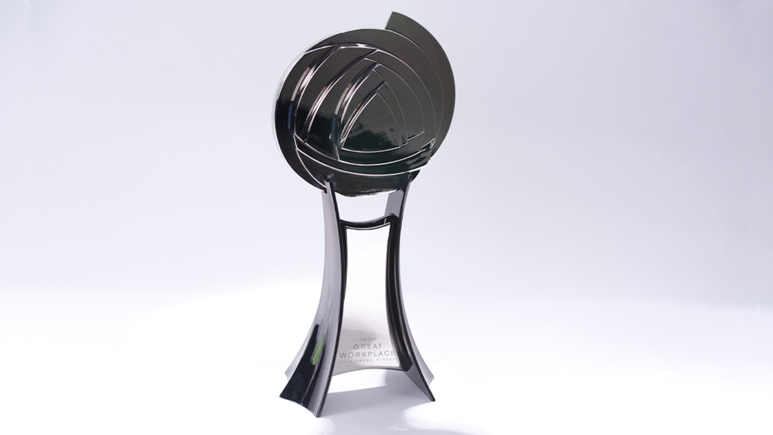 Trophy of Gallup Award Win