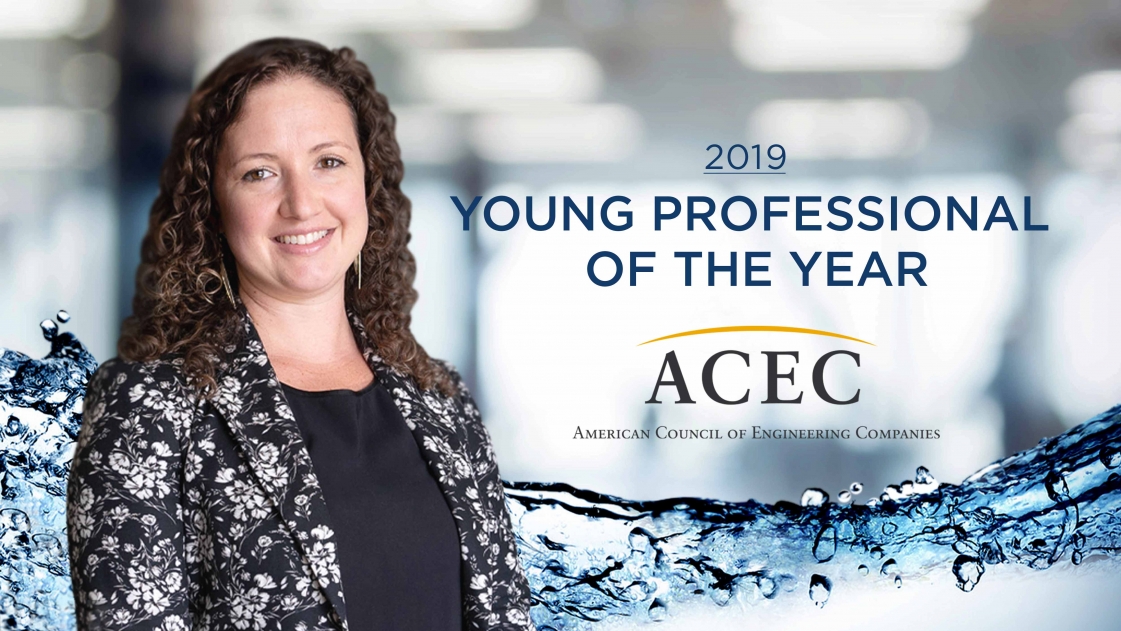 OHM Advisors engineer Lindsey Kerkez was selected as a 2019 ACEC Young Professional of the Year.