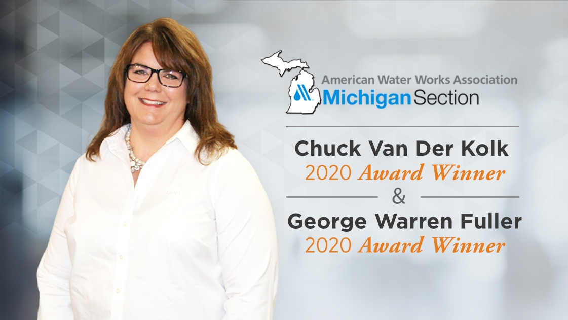 Christine Spitzley AWWA MI Fuller and Van Der Kolk Awards