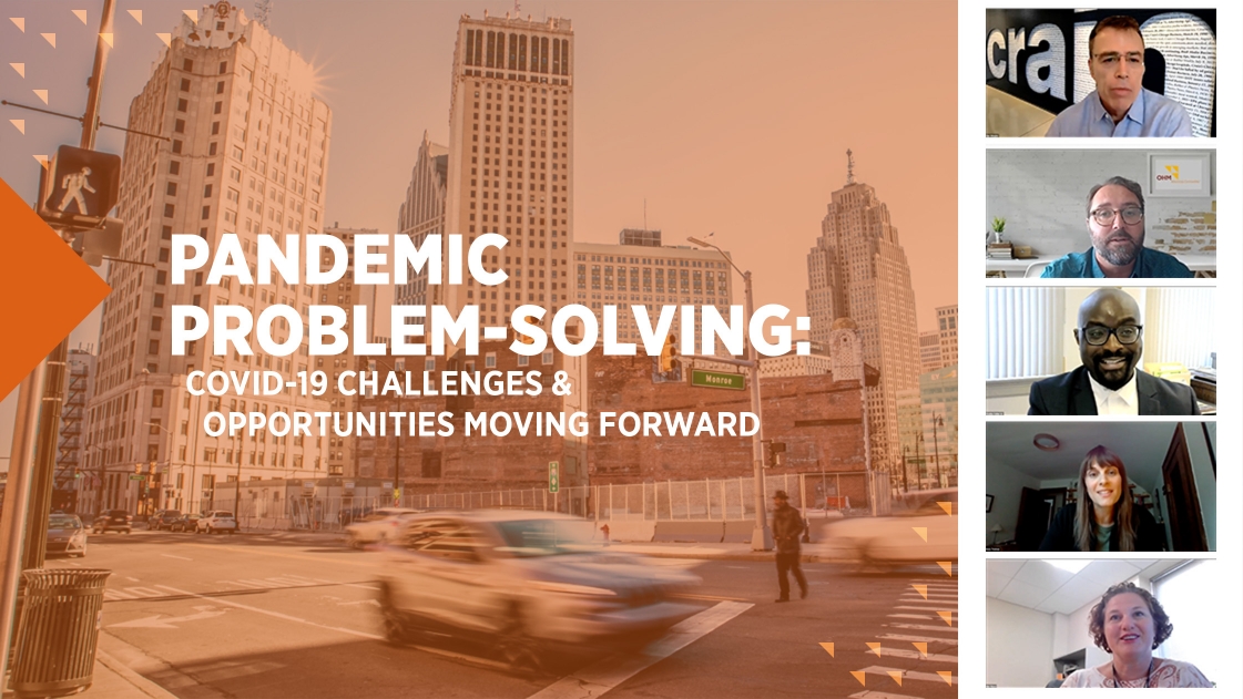 Header graphic for Pandemic Problem Solving webinar