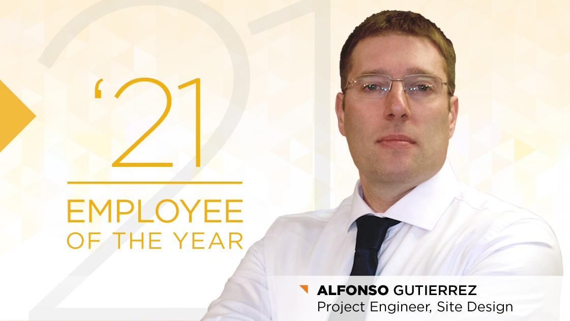 Alfonso Gutierrez, 2021 Employee of the Year
