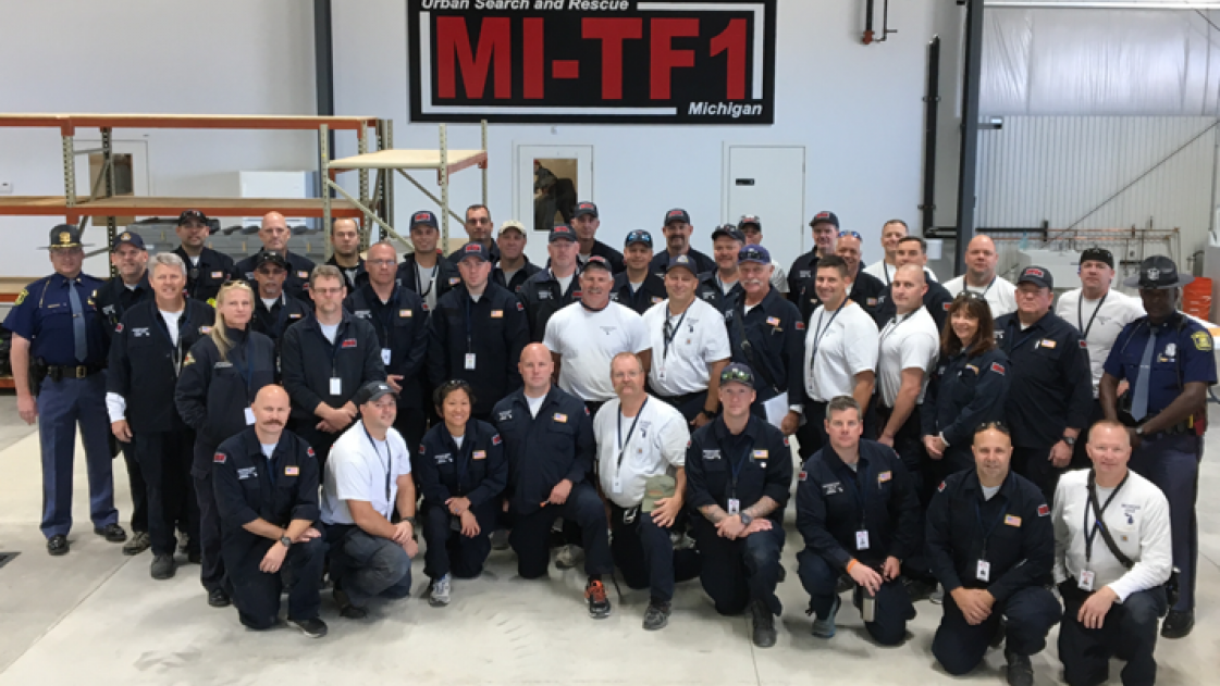 OHM Advisors' team member Craig Dashner joins the Michigan Task Force 1 deployment to assist hurricane rescue efforts