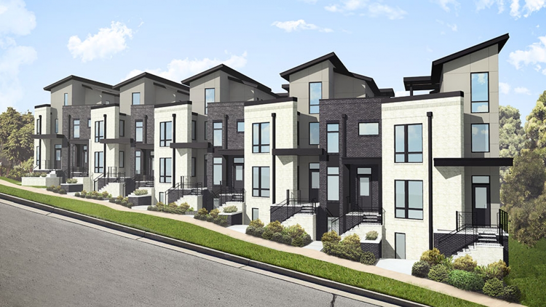 Under construction as of 2017, Wedgewood's nine condo units are near the heart of Nashville