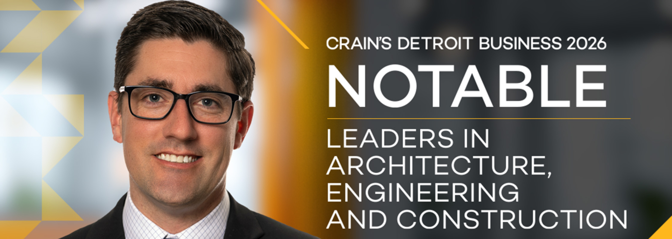 Patrick Droze, one of Crain's Detroit Business' Notable Leaders in Architecure, Engineering and Construction