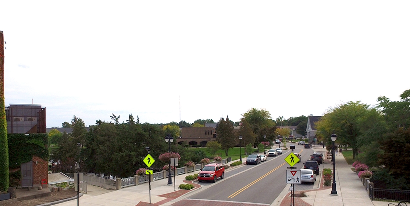 Fenton, Michigan’s downtown streetscape and road rehabilitation project, led by OHM Advisors, addressed both pedestrian and parking needs.