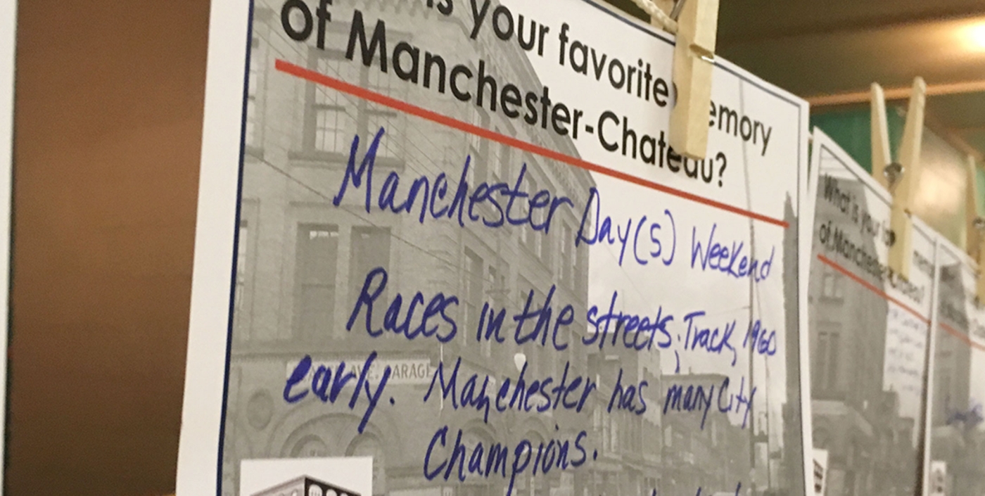 Memories of the old Manchester-Chateau neighborhood.