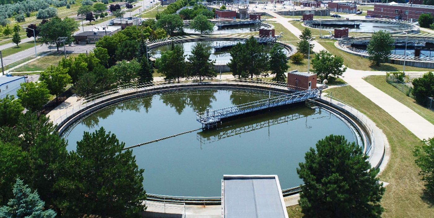 An up-close view of Michigan's second largest wastewater system.