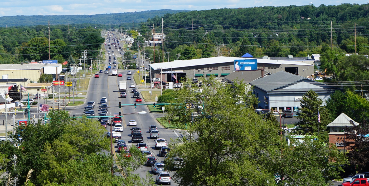 Transportation improvements along Grand Traverse County corridors alleviate congestion, improve safety.