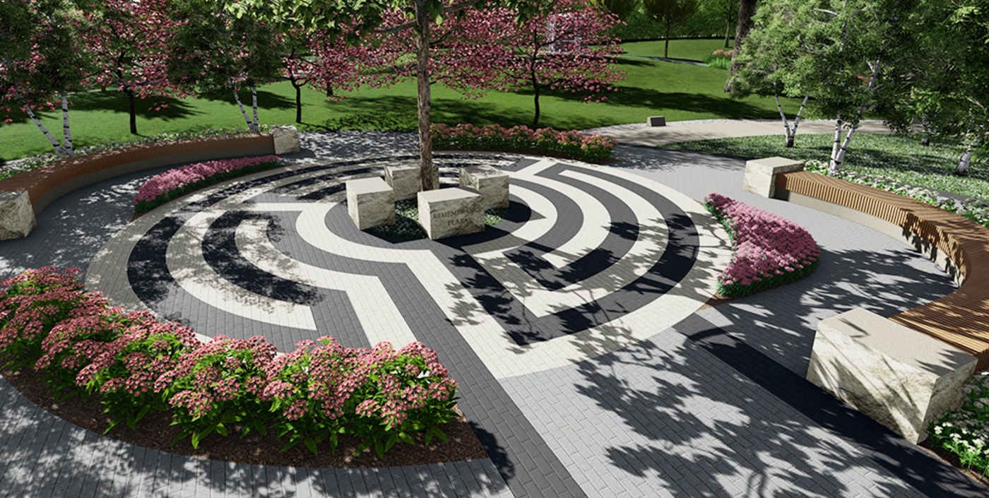 Wesley Chapel labyrinth rendering