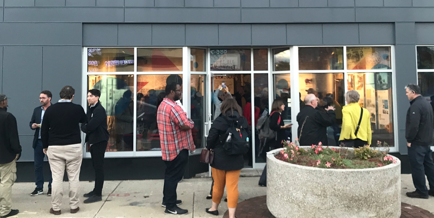 Several community engagement events were held to discuss the project and receive feedback from residents and businesses