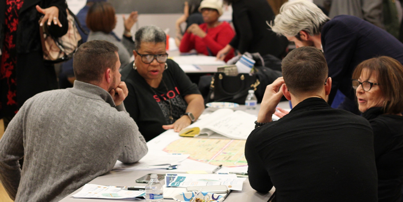 Several community engagement events were held to discuss and acquire feedback from residents and businesses