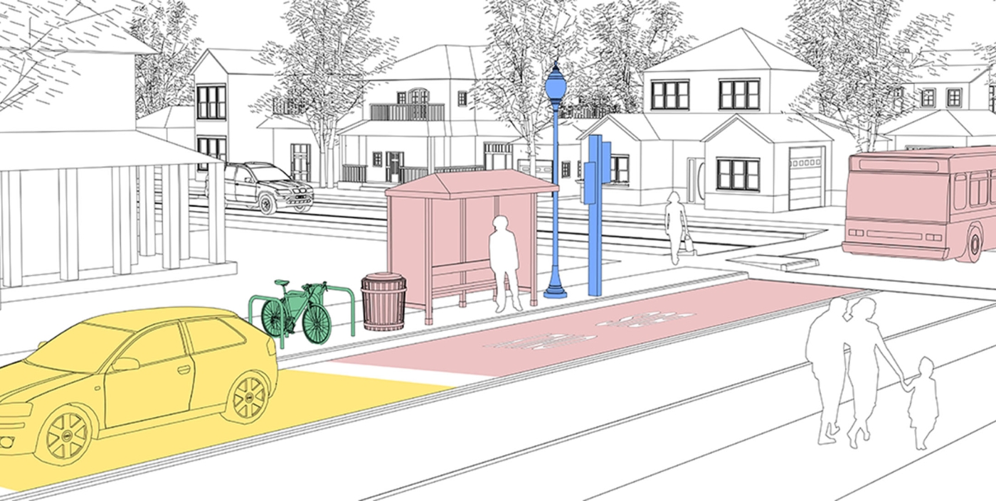 SMART Park and Ride Mobility Hub Rendering
