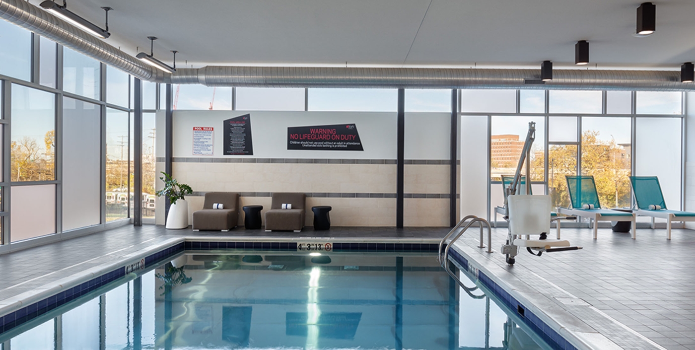 Aloft Hotel indoor pool