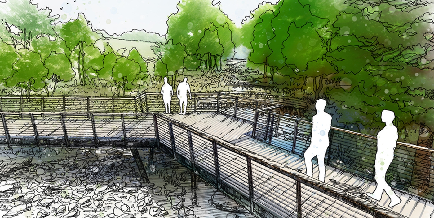 Makers Mark Star Hill Farms rendering Articulated Bridge
