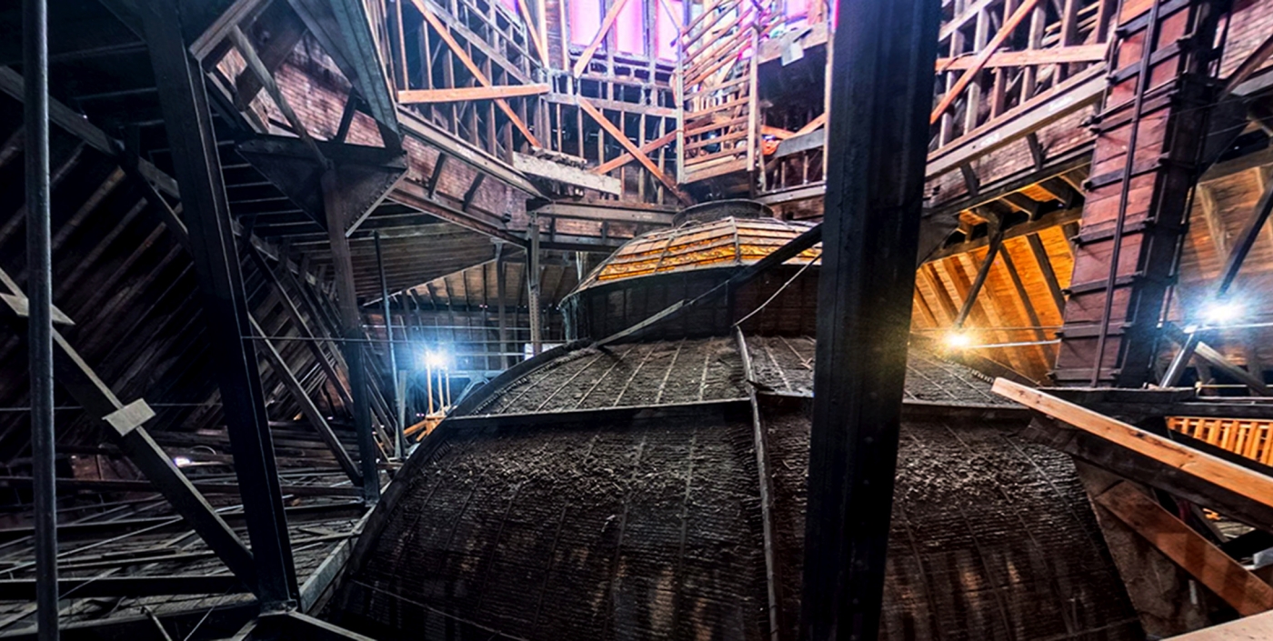 The attic of the Giles County Courthouse is hard-to-reach but was safely captured by surveying technology.