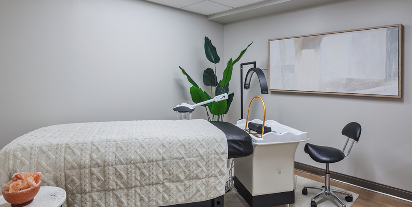 Private treatment room at CAPS.