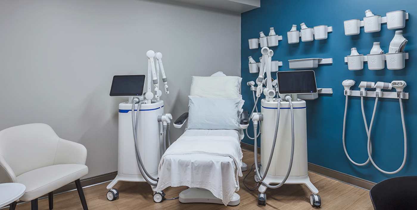 Treatment room at CAPS.