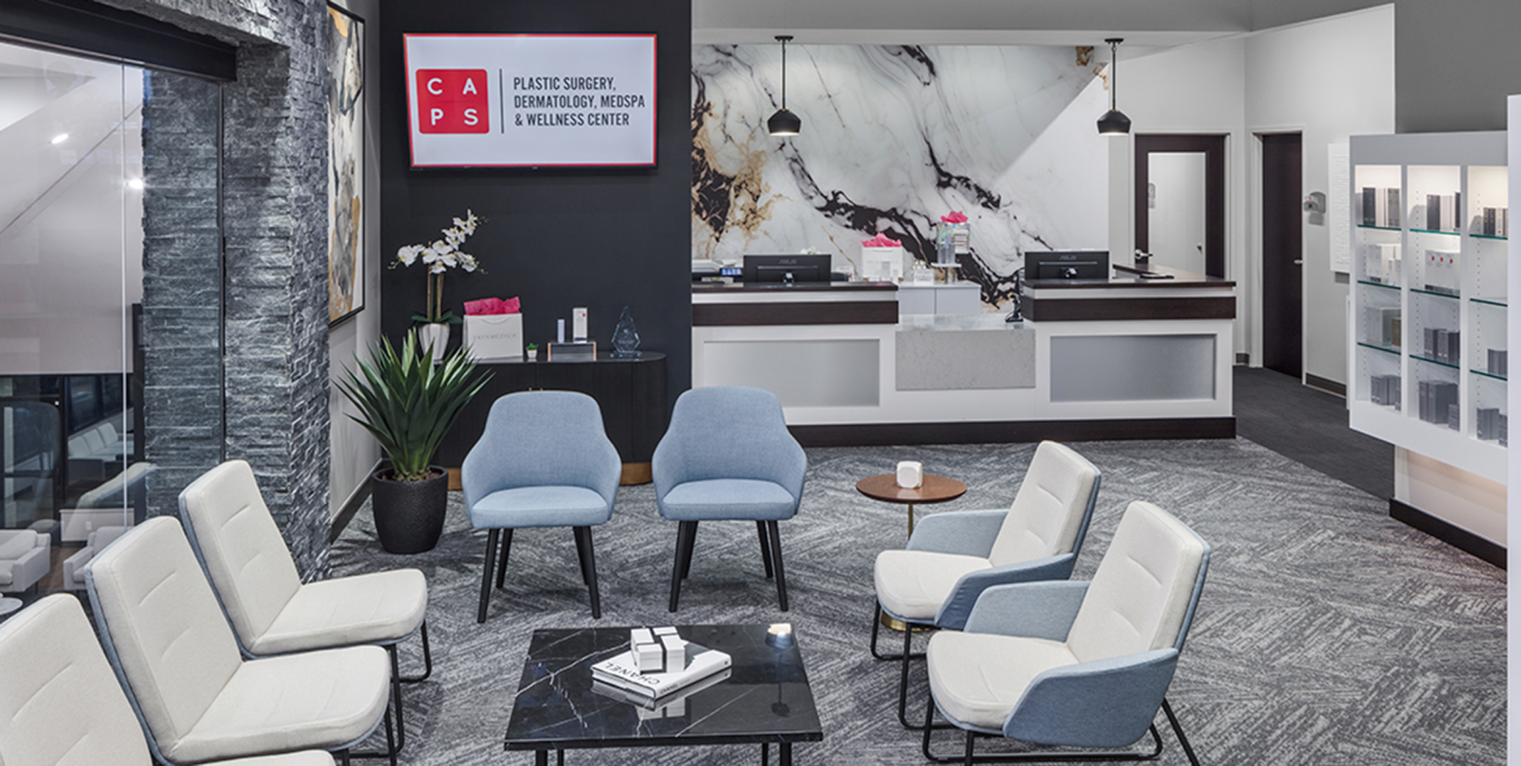 Second floor waiting area at CAPS.