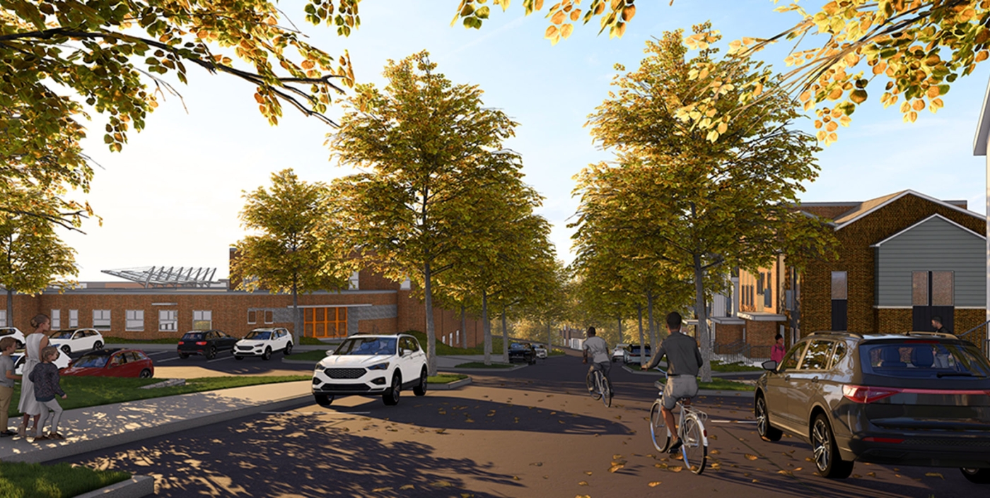 Color rendering of Lakeview Terrace.