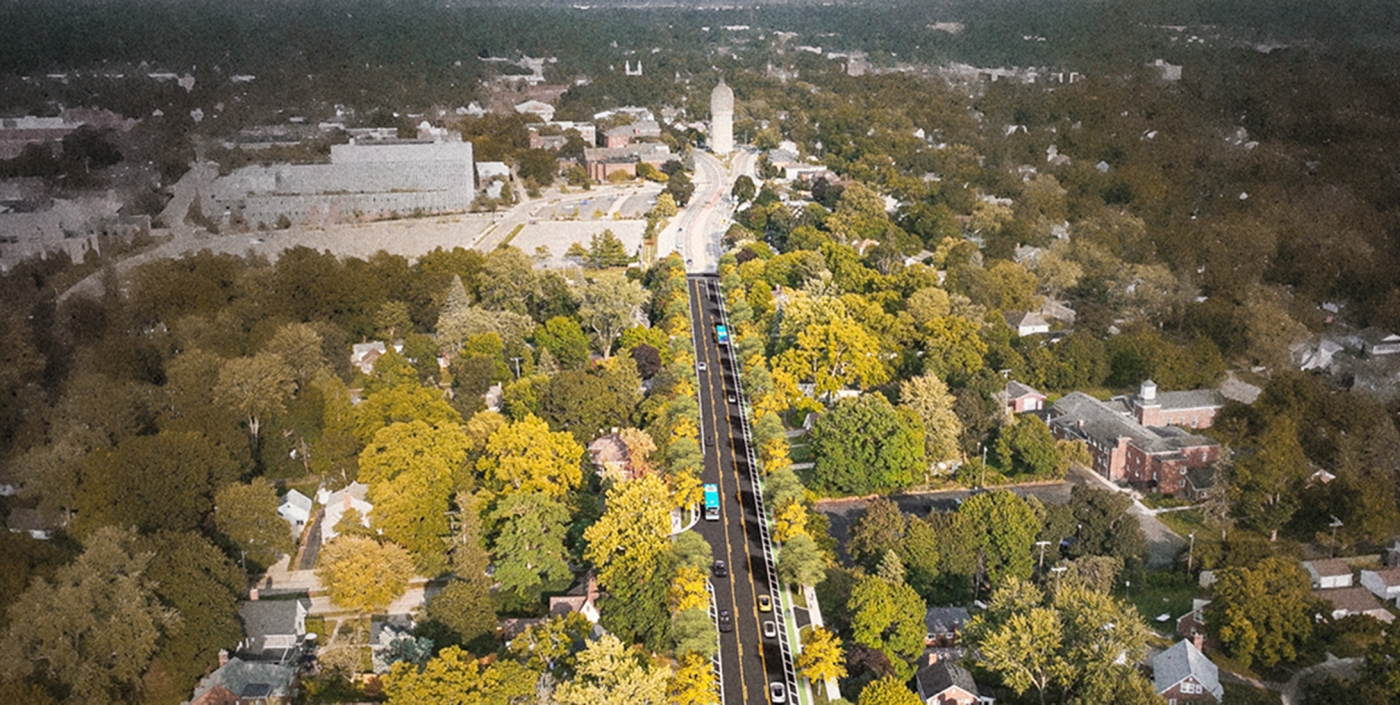 Rendering of proposed alignment