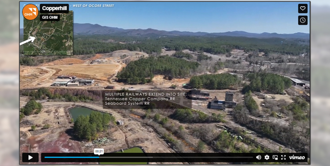 Screenshot of the Polk County Chamber website showing details of industrial sites for development