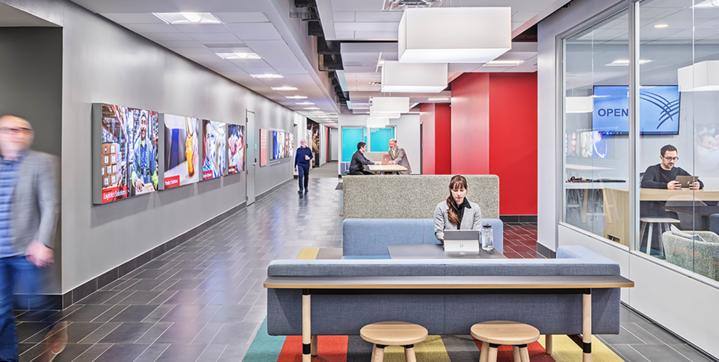 Corridor at offices of Cardinal Health