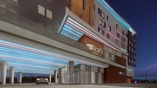 Our newly designed Aloft Hotel in Columbus, Ohio.