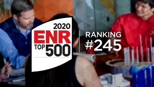 OHM Advisors ranked #245 on ENR's 2020 Top 500 Design Firms list