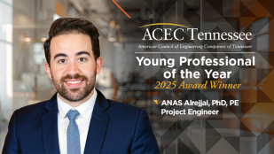 Anas Alrejjal, ACEC Tennessee Young Professional of the Year