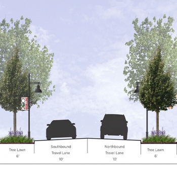 Proposed updates to Lear Street in the City of Avon Lake, Ohio.