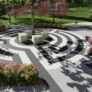 Wesley Chapel labyrinth rendering