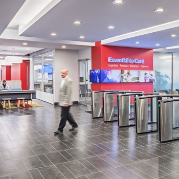 Cardinal Health South Campus interior entrance shot