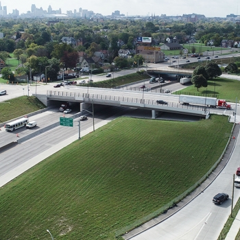 Mt. Elliott Road over NB and SB I-94 in Detroit, MI