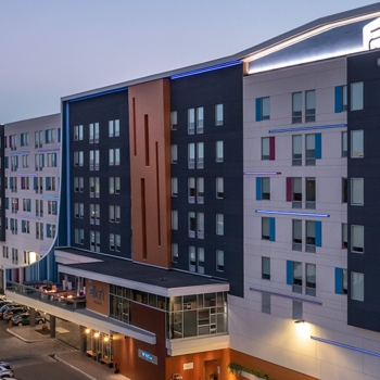 Aloft Hotel Header image night sky