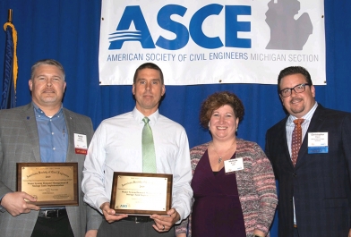 The Canton Township Water System project wins ASCE awards for Outstanding Civil Engineering Achievement.